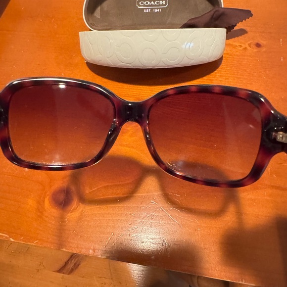 Coach Women's Sunglasses - Dark Brown - Picture 3 of 6